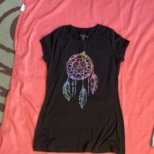 black shirt with dream catcher